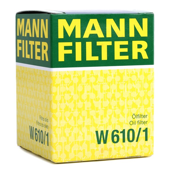 W 610/1 MANN-FILTER Ölfilter 3/4-16 UNF, mit einem Rücklaufsperrventil,  Anschraubfilter ▷ AUTODOC Preis und Erfahrung