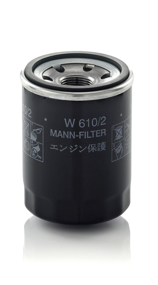 MANN-FILTER W 610/2 Oil filter M 20 X 1.5, with two anti-return valves, Spin-on Filter