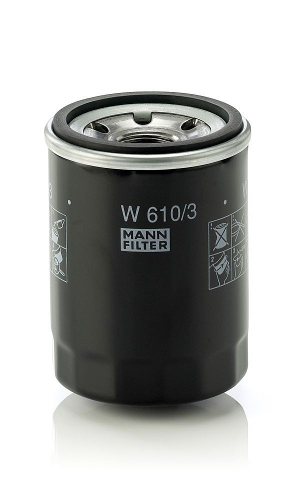 MANN-FILTER Engine oil filter W 610/3 buy online