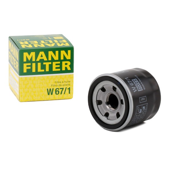 MANN-FILTER Filtro olio W 67/1