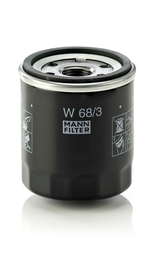 W 68/3 Olejový filtr MANN-FILTER Test