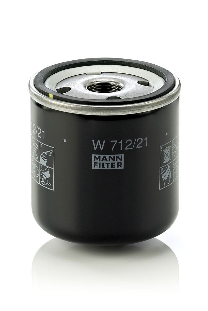 MANN-FILTER W712/21 Oil filter 04105409 AB