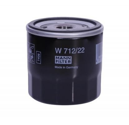 MANN-FILTER W712/22 Oil filter 5009 285