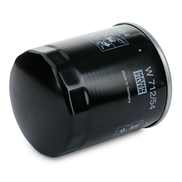MANN-FILTER W712/54 Engine oil filter 3/4-16 UNF, with one anti-return valve, Spin-on Filter