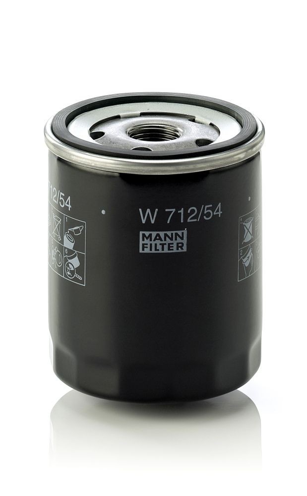 OEM-quality MANN-FILTER W 712/54 Engine oil filter