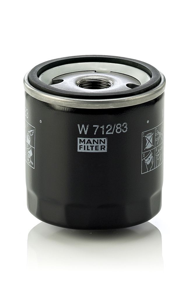 MANN-FILTER Engine oil filter W 712/83 buy online