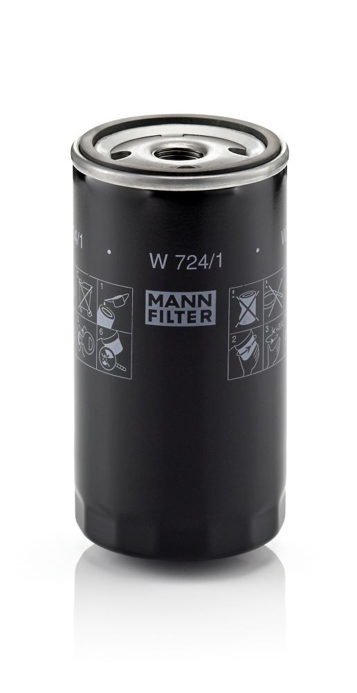 MANN-FILTER W724/1 Oil filter 6112 420