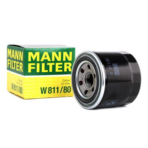 MANN-FILTER W 811/80 Ölfilter M 20 X 1.5, mit einem