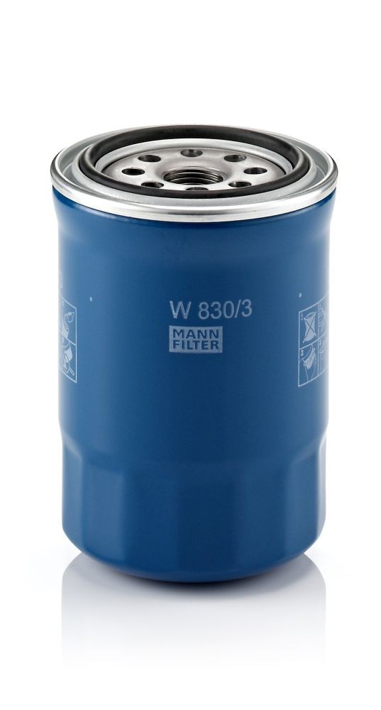 Original MANN-FILTER Oil filter W 830/3 for HYUNDAI GETZ