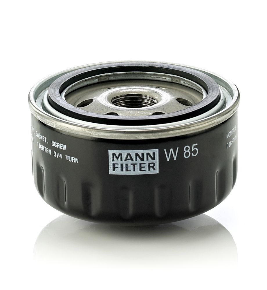 W85 Oil filter W 85 MANN-FILTER M 20 X 1.5, with one anti-return valve, Spin-on Filter
