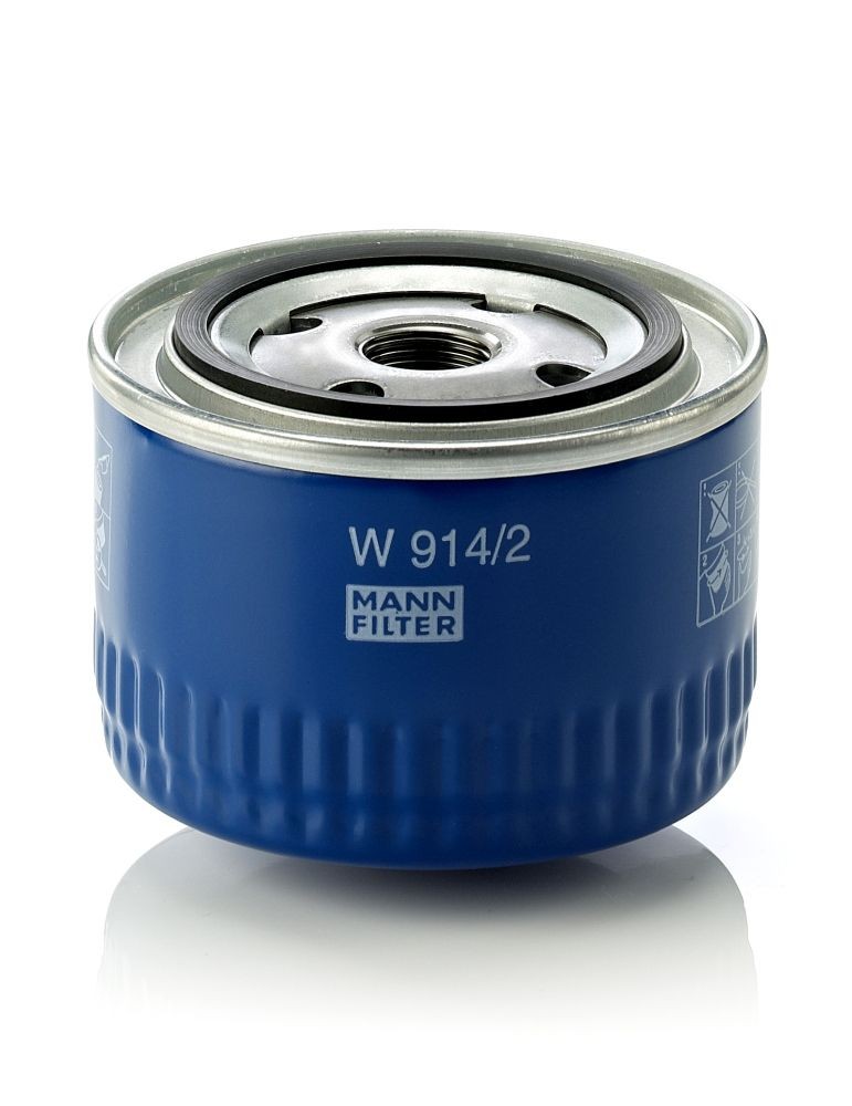 OEM-quality MANN-FILTER W 914/2 Engine oil filter
