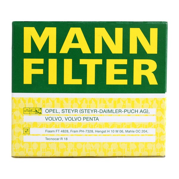 W 917 Filter für Öl MANN-FILTER in Original Qualität