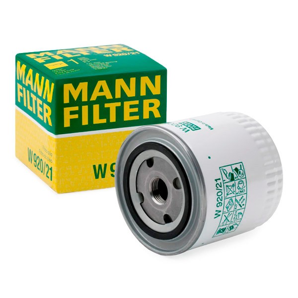 MANN-FILTER W 920/21 PEUGEOT Oil filters in original quality