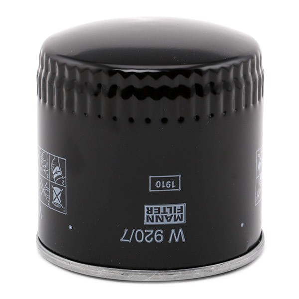 OEM-quality MANN-FILTER W 920/7 Oil Filter, manual transmission
