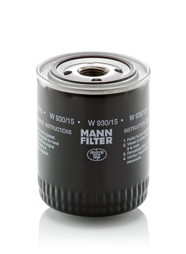 W 930/15 MANN-FILTER Filtre à huile 1-12 UNF, Filtre vissé W 930