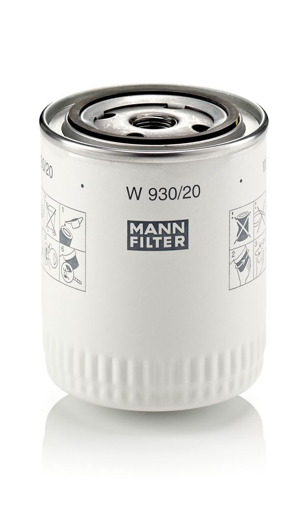 W 68/3 MANN-FILTER Ölfilter 3/4-16 UNF, mit einem Rücklaufsperrventil,  Anschraubfilter