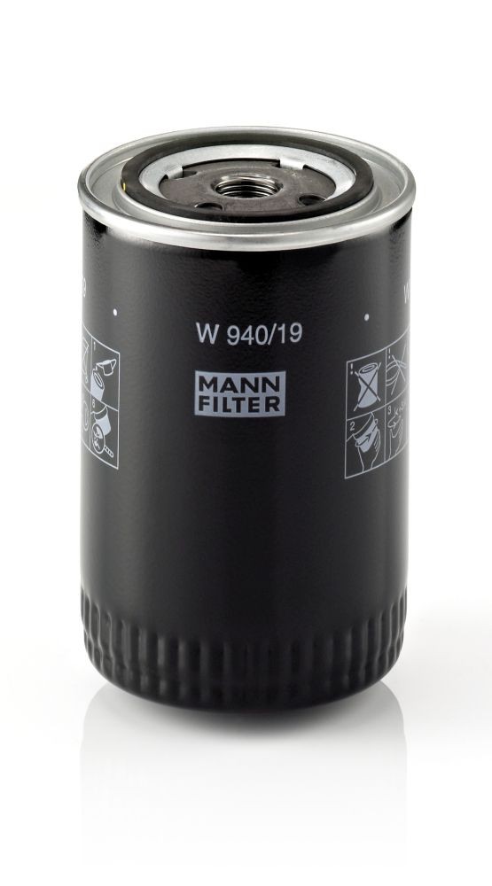 MANN-FILTER Spin-on Filter Height: 142mm Inline fuel filter W 940/19 buy