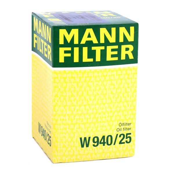 W940/25 Alyvos filtras MANN-FILTER - Sumažintų kainų patirtis