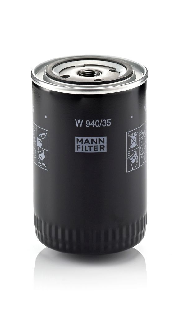 MANN-FILTER W940/35 Oil filter WLF2-14-302