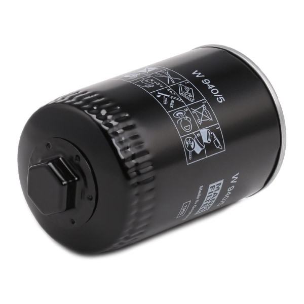 MANN-FILTER W940/5 Engine oil filter 1-12 UNF, with one anti-return valve, Spin-on Filter