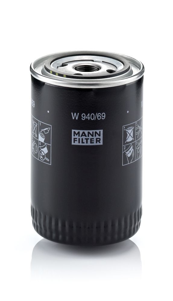 MANN-FILTER Engine oil filter W 940/69 buy online