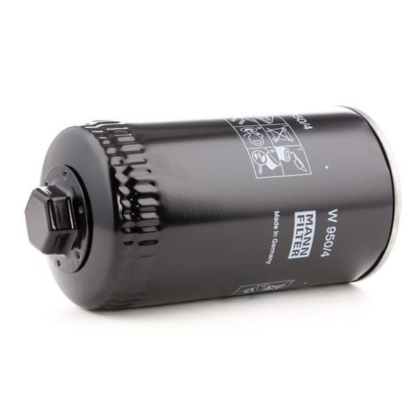 MANN-FILTER W950/4 Engine oil filter 3/4-16 UNF, with one anti-return valve, Spin-on Filter