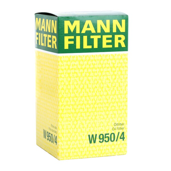 W950/4 Oil filter W 950/4 MANN-FILTER 3/4-16 UNF, with one anti-return valve, Spin-on Filter