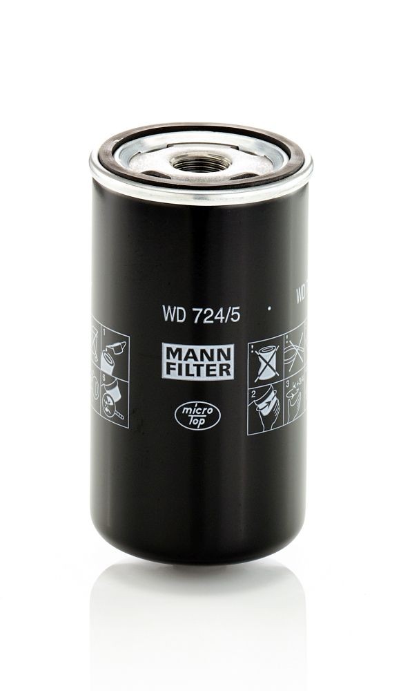MANN-FILTER WD724/5 Oil filter 6E0924