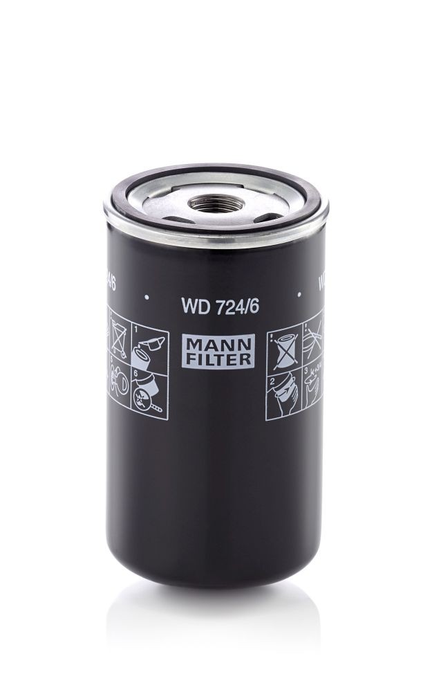 MANN-FILTER WD724/6 Oil filter A 000 553 13 03