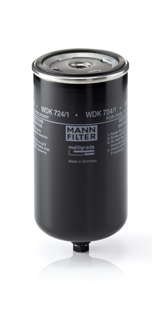 MANN-FILTER Spin-on Filter, for high pressure levels Height: 152mm Inline fuel filter WDK 724/1 buy