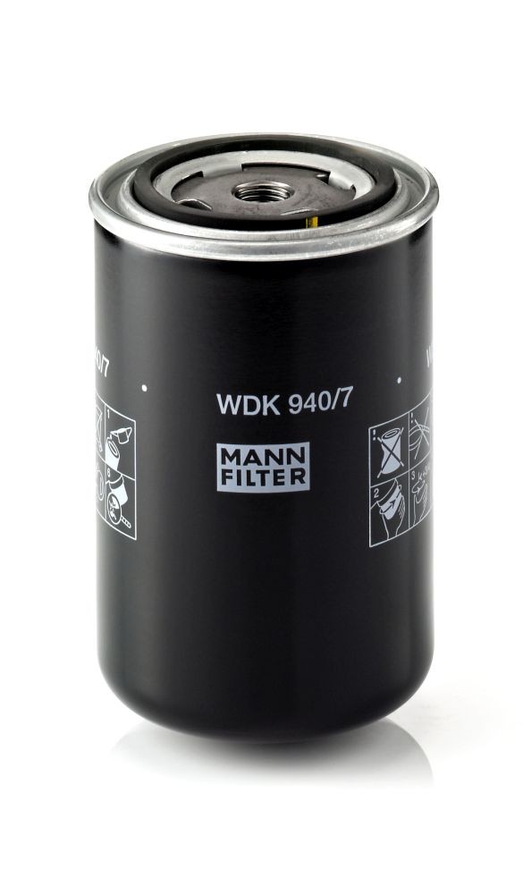 MANN-FILTER WDK 940/7 Fuel filter Spin-on Filter, for high pressure levels