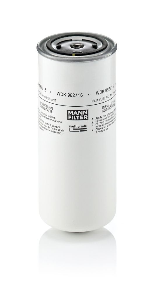 MANN-FILTER Spin-on Filter, for high pressure levels Height: 212mm Inline fuel filter WDK 962/16 buy