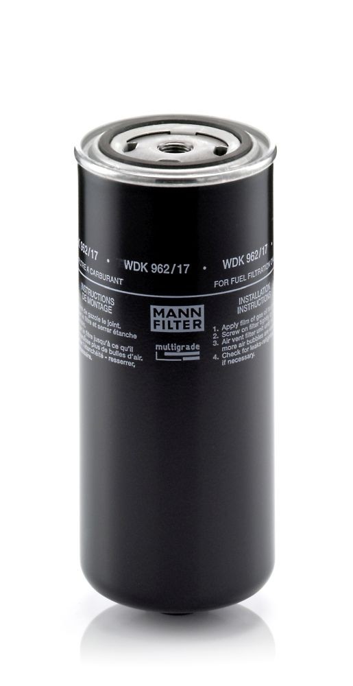 MANN-FILTER Spin-on Filter, for high pressure levels Height: 212mm Inline fuel filter WDK 962/17 buy