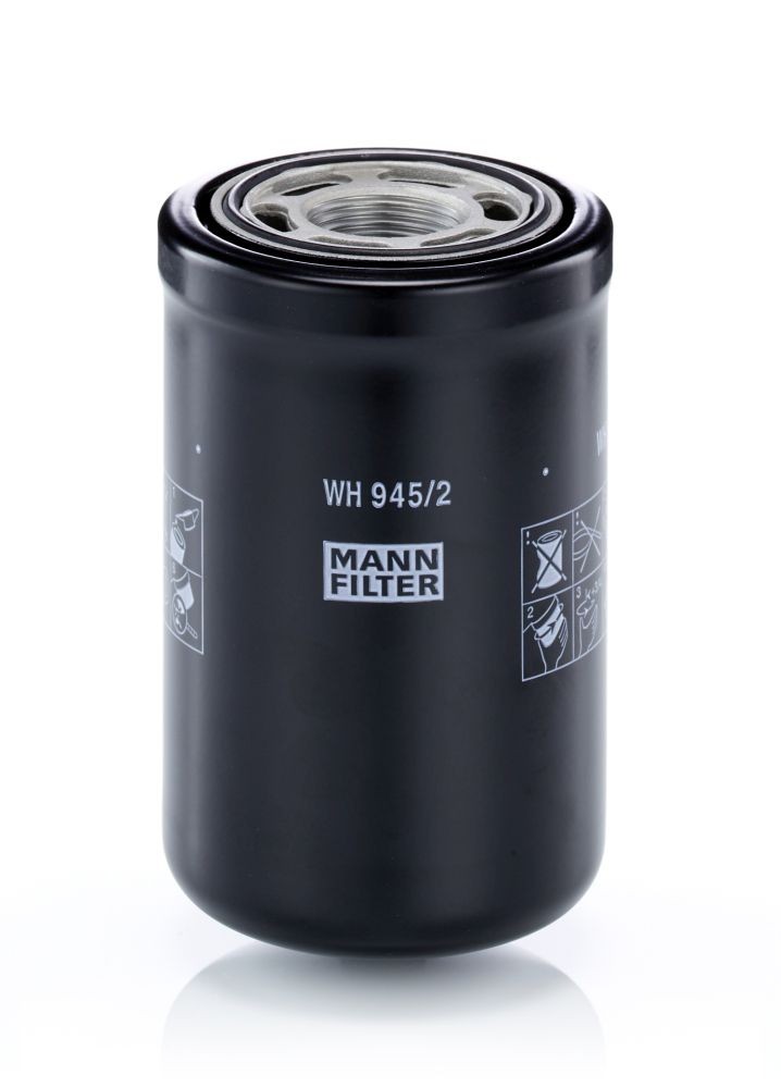 MANN-FILTER WH945/2 Oil filter 48131202