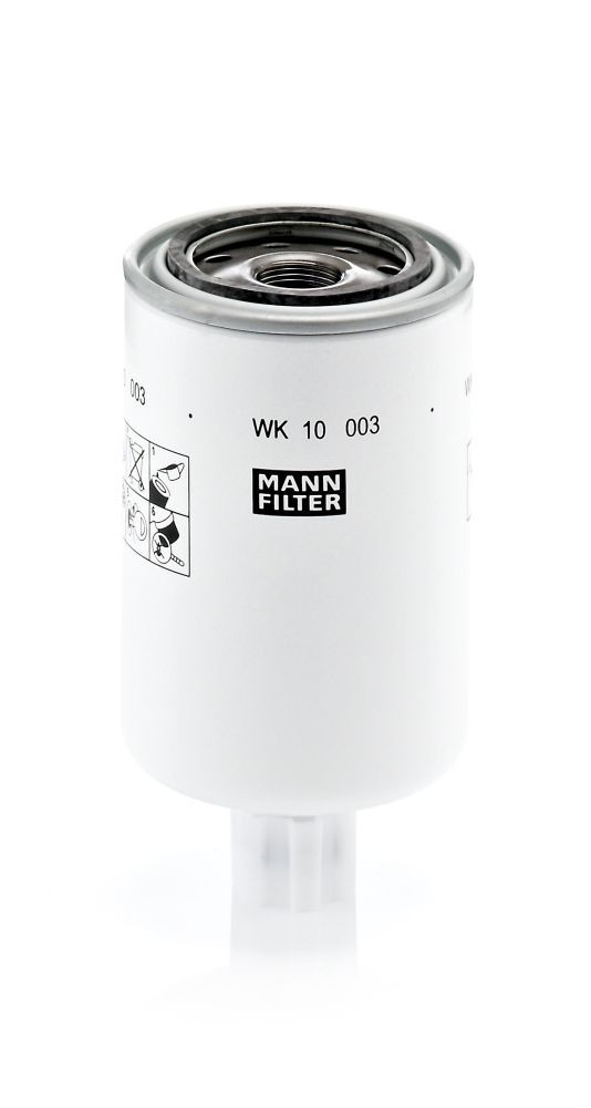 MANN-FILTER Spin-on Filter Height: 170mm Inline fuel filter WK 10 003 buy