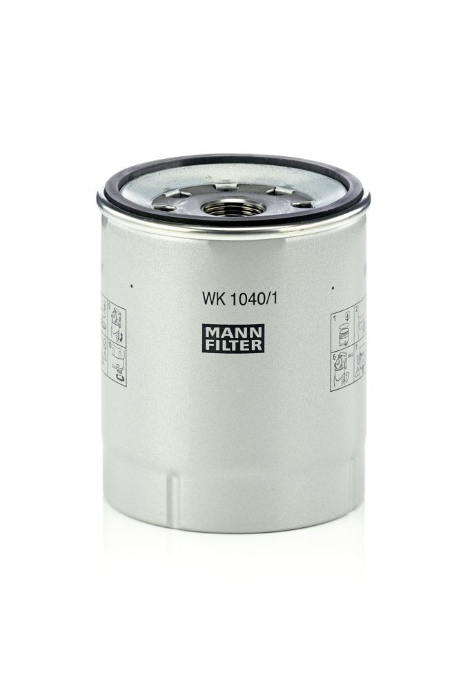 MANN-FILTER with seal Height: 128mm Inline fuel filter WK 1040/1 x buy