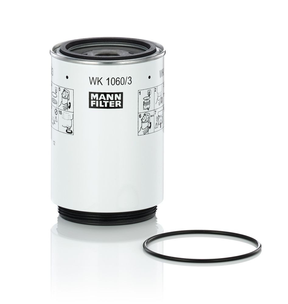 MANN-FILTER with seal Height: 146mm Inline fuel filter WK 1060/3 x buy