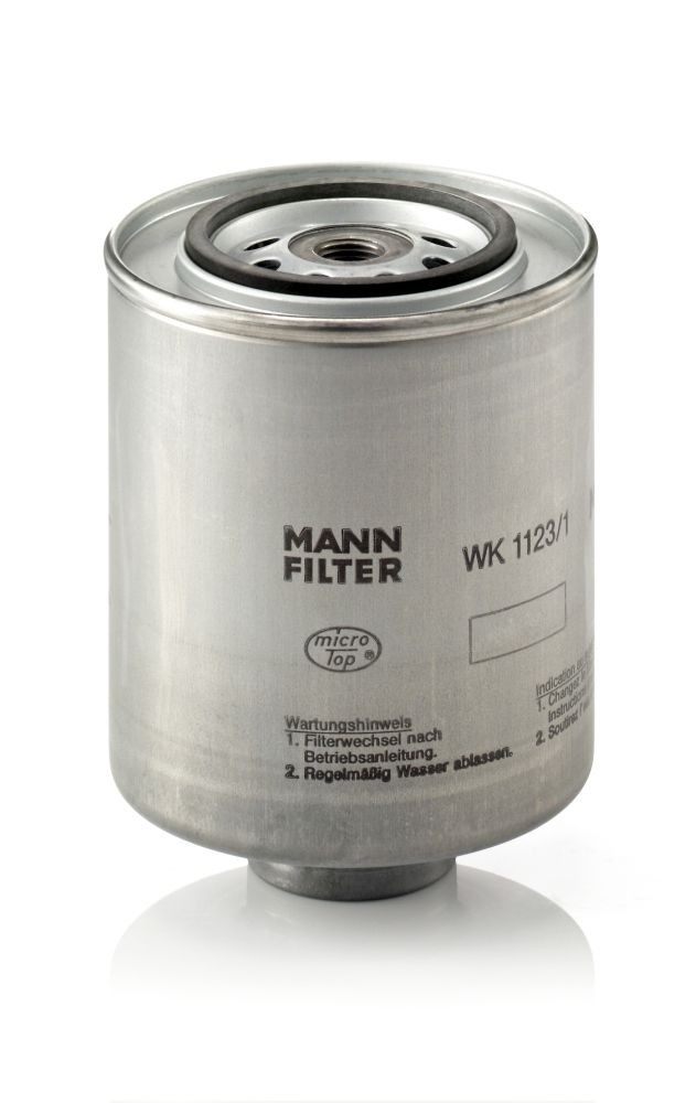 MANN-FILTER Spin-on Filter Height: 140mm Inline fuel filter WK 1123/1 buy