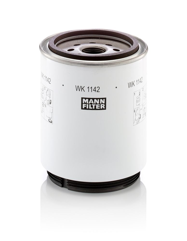 MANN-FILTER with seal Height: 130mm Inline fuel filter WK 1142 x buy