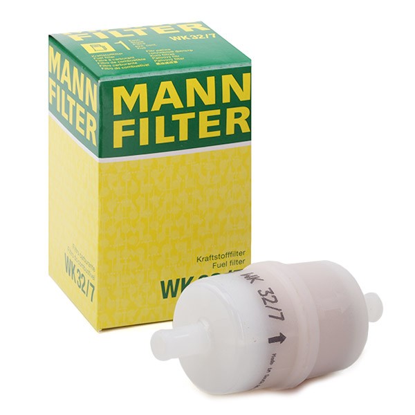 MANN-FILTER WK 32/7 Palivový filtr Filtr zabudovaný do potrubí, 10,4mm, 10,4mm Tesla v originální kvalitě