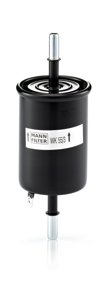 WK 55/3 MANN-FILTER Fuel filters CHEVROLET In-Line Filter, 8mm, 8mm