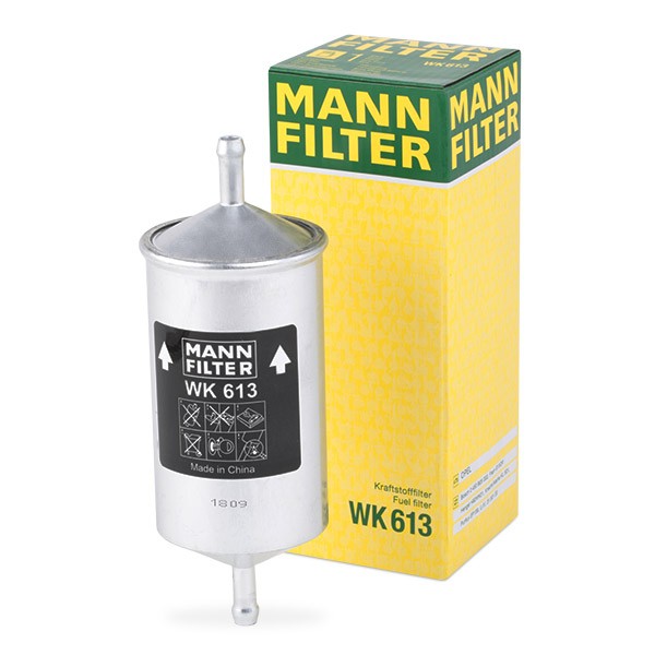 MANN-FILTER WK 613 Palivový filtr Filtr zabudovaný do potrubí, 8mm, 8mm Isuzu v originální kvalitě