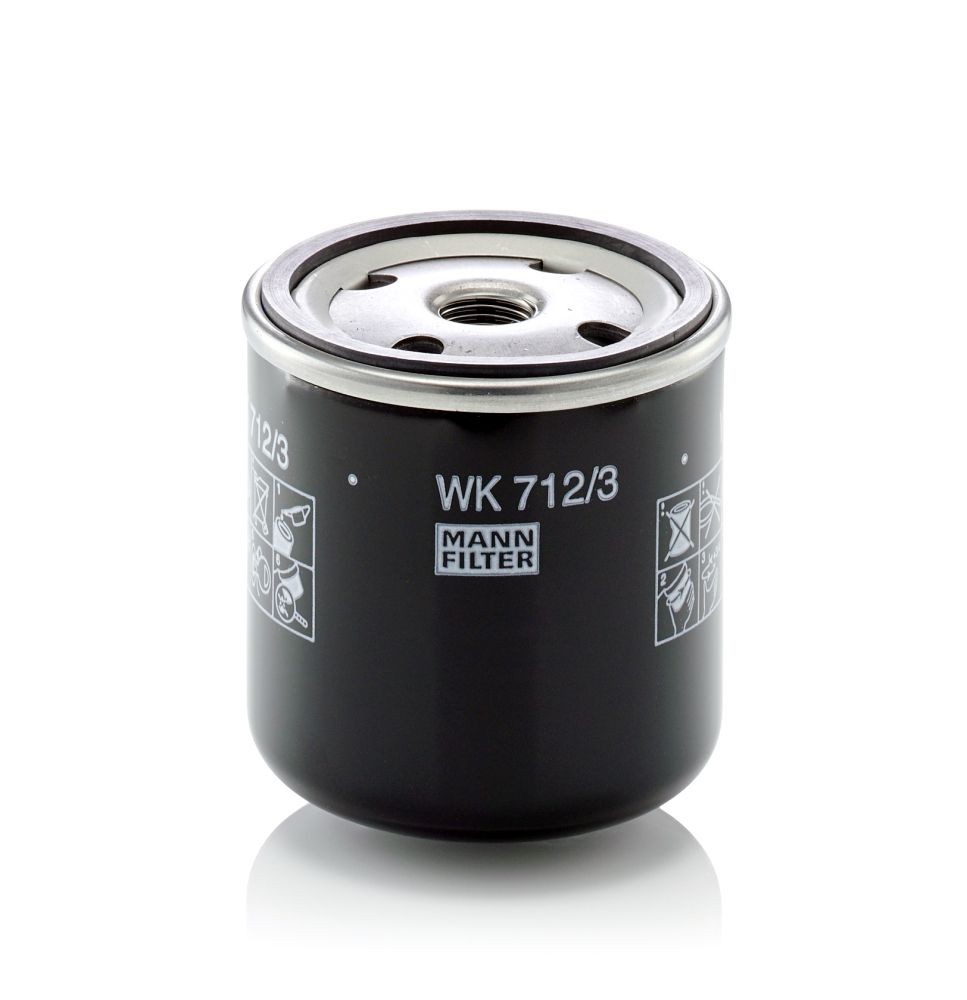 MANN-FILTER WK 712/3 Fuel filter Spin-on Filter