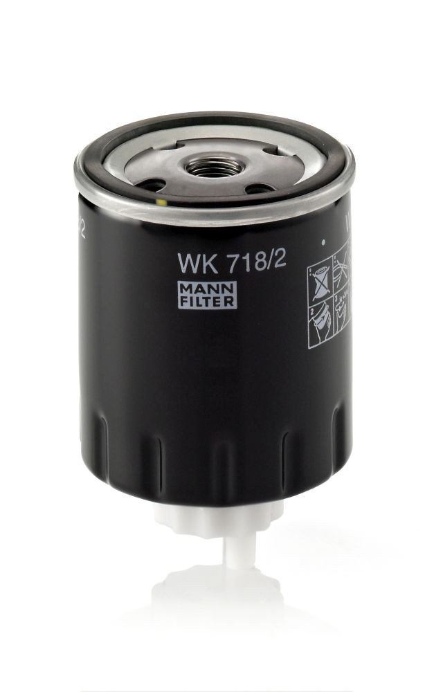 MANN-FILTER WK 718/2 Fuel filter Spin-on Filter