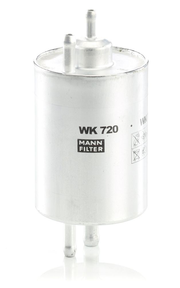 Filtro diesel WK 720 MANN-FILTER Filtro per condotti/circuiti, con regolatore pressione integrato, 8mm, 8mm