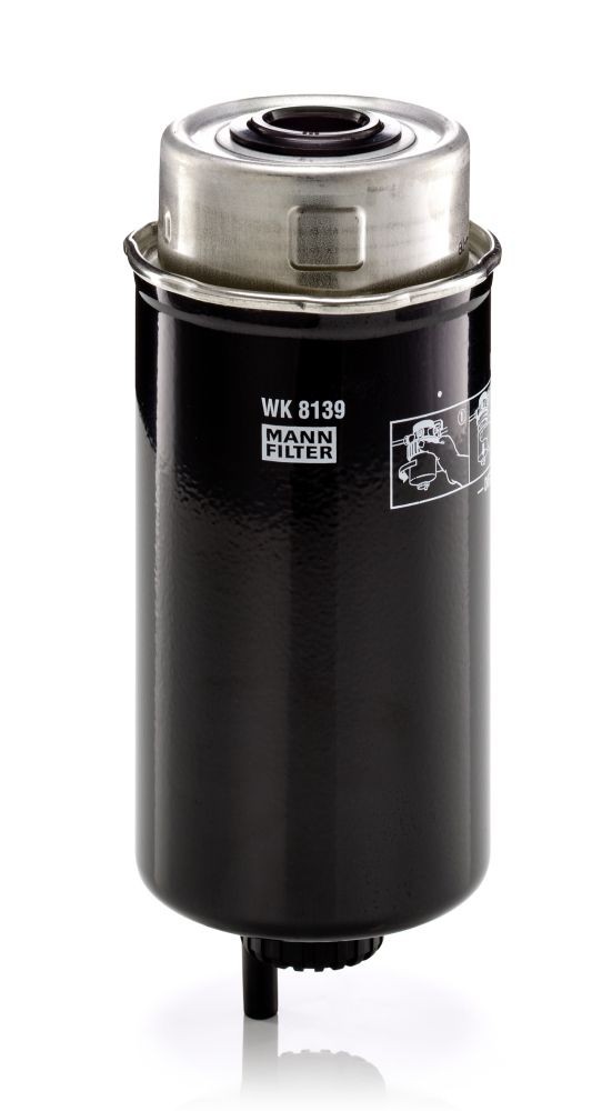 MANN-FILTER Spin-on Filter Height: 197mm Inline fuel filter WK 8139 buy