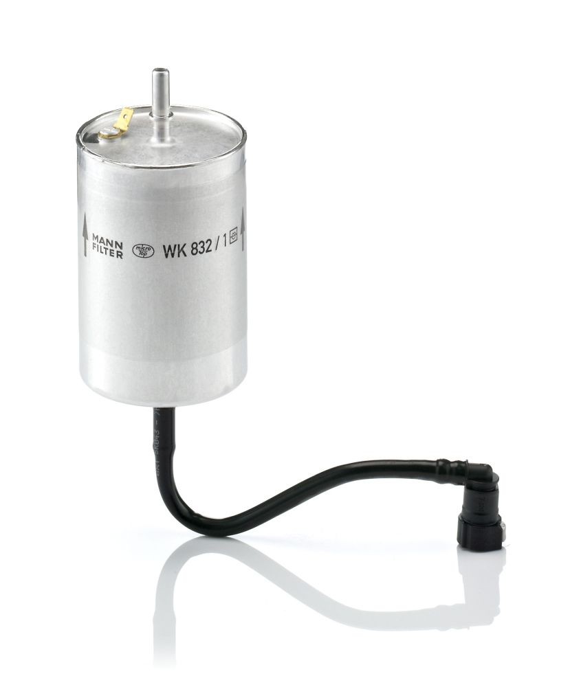 MANN-FILTER WK 832/1 Fuel filter In-Line Filter, 8mm, 7,9mm