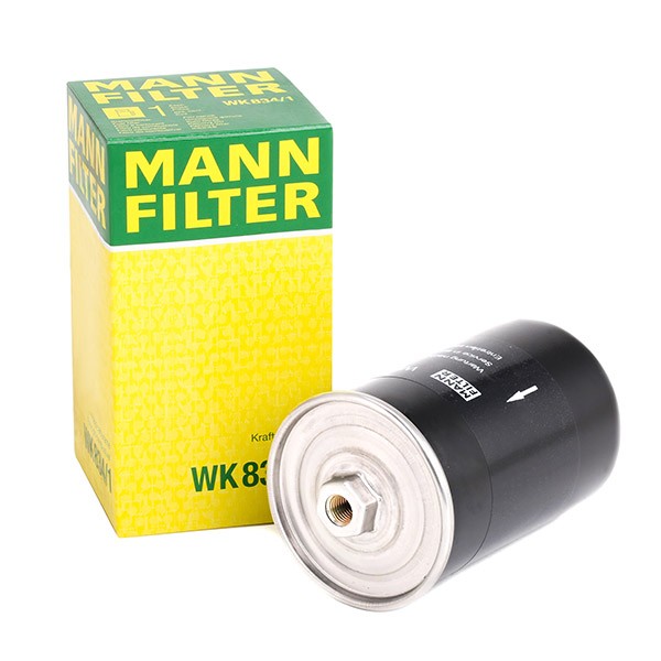 Fuel filter MANN-FILTER WK 834/1 - Audi A6 C5 Saloon (4B2) Fuel injection spare parts order