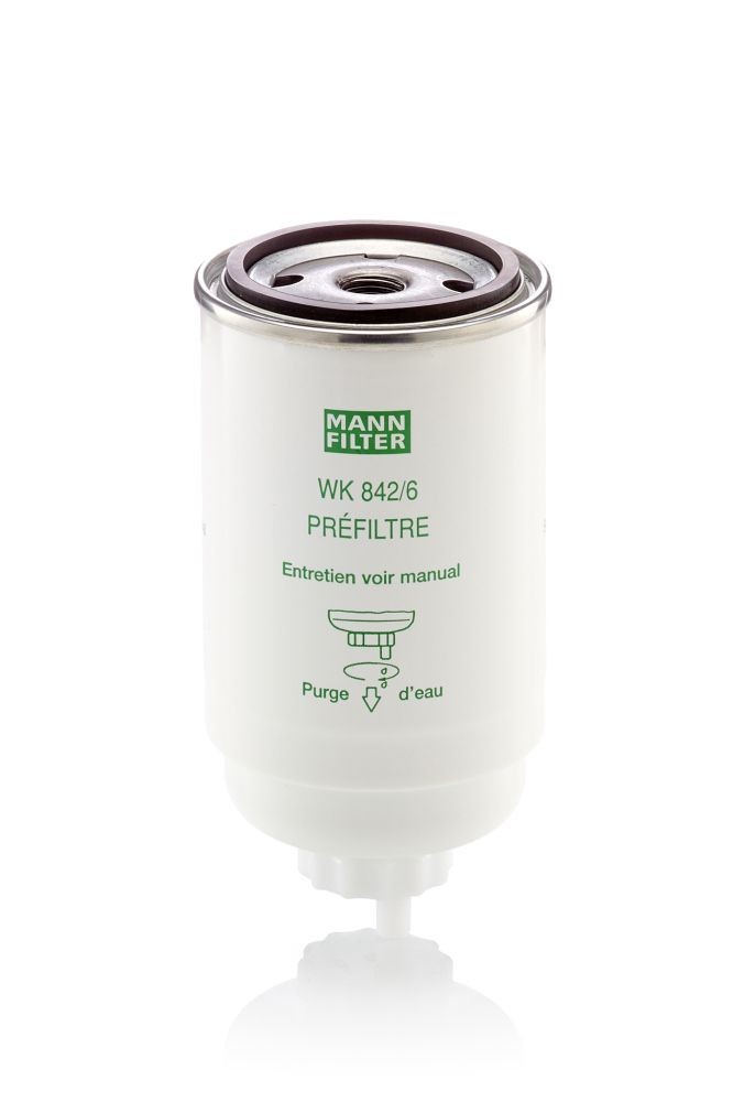MANN-FILTER Spin-on Filter Height: 156mm Inline fuel filter WK 842/6 buy