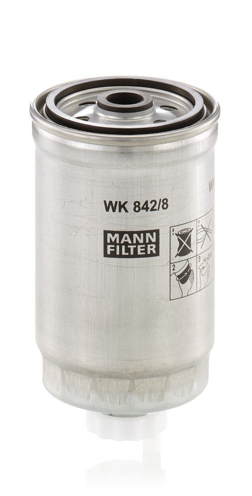 MANN-FILTER WK 842/8 Fuel filter Spin-on Filter